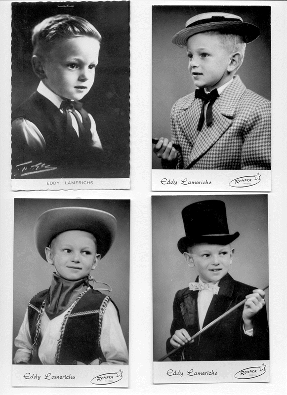 fotocollage van Eddy Lamerichs als kind
